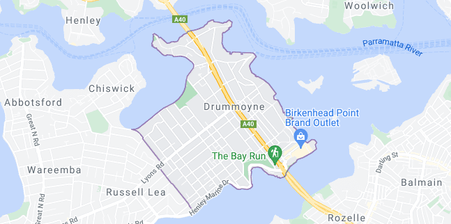 Drummoyne, NSW Cleaning Service Area